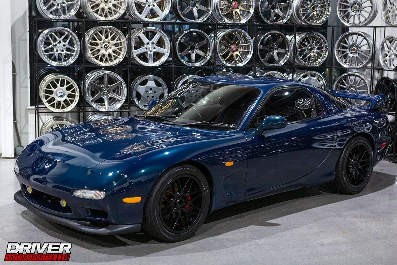 blue mazda rx7 fd3s