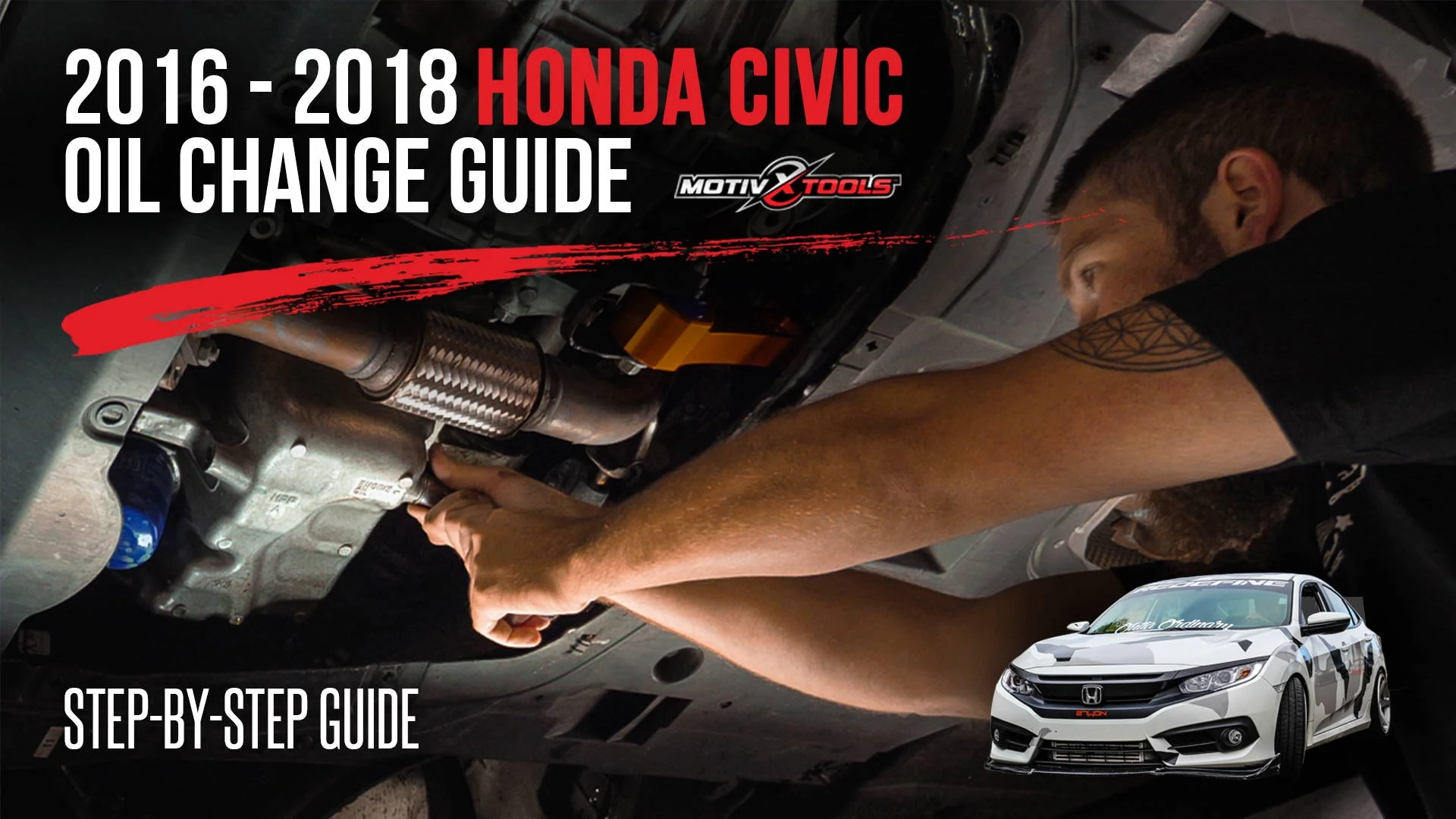2016 2018 Honda Civic Oil Change Guide Motivx Tools