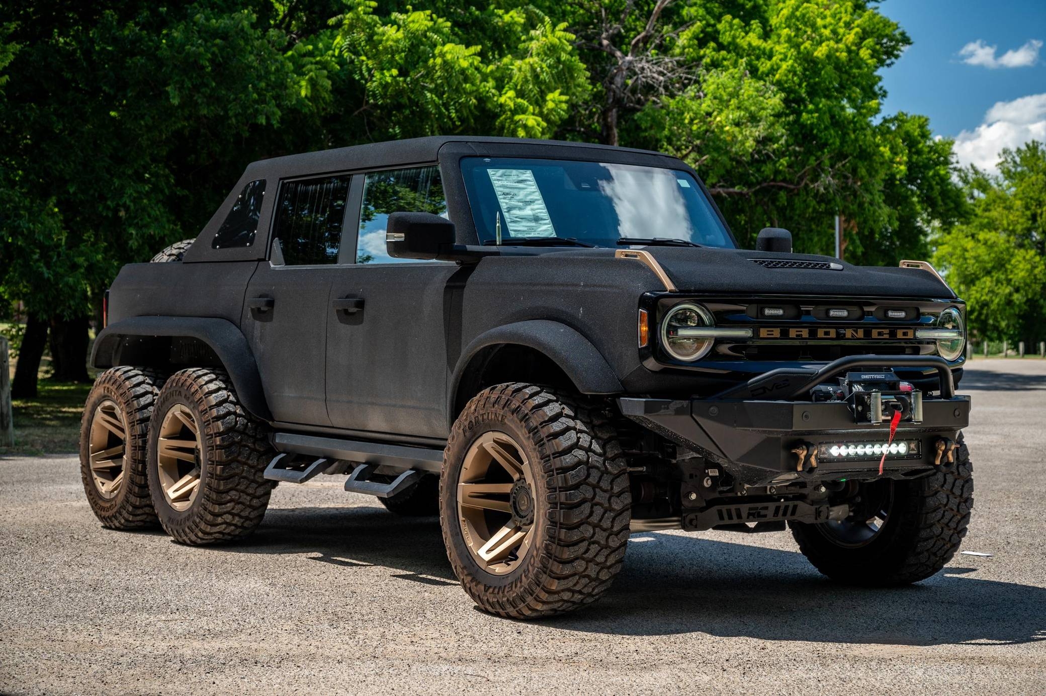 custom ford bronco dark horse