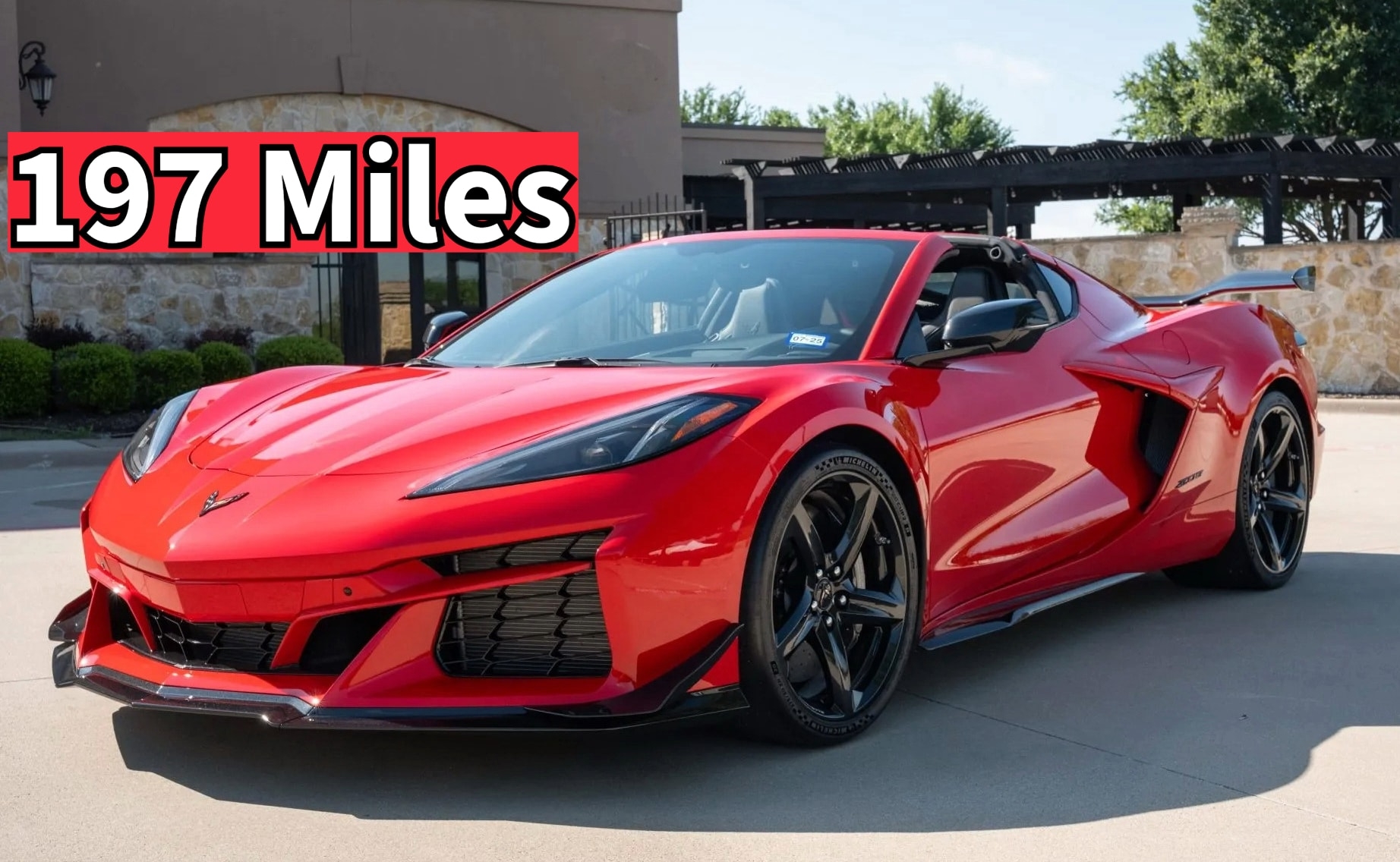 chevy corvette z06 auction failed