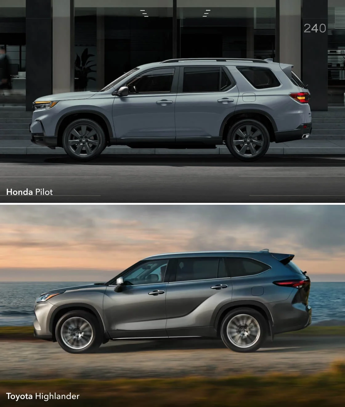 2025 Honda Pilot Vs Toyota Highlander Comparison