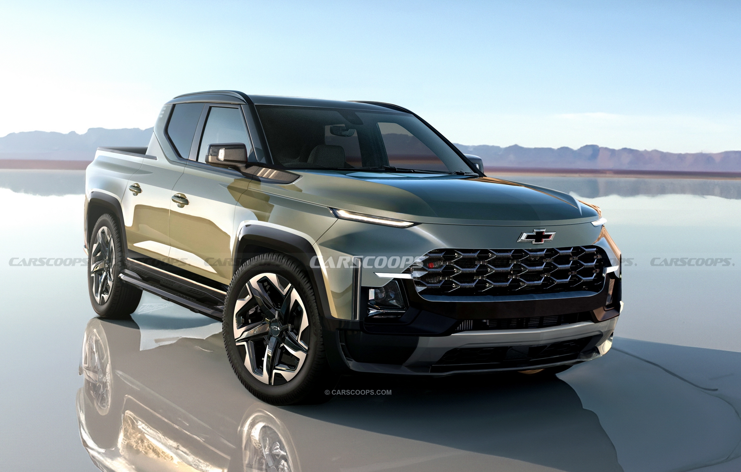 2026 Chevy Compact Pickup What GM s Ford Maverick Rival Could Look Like Carscoops