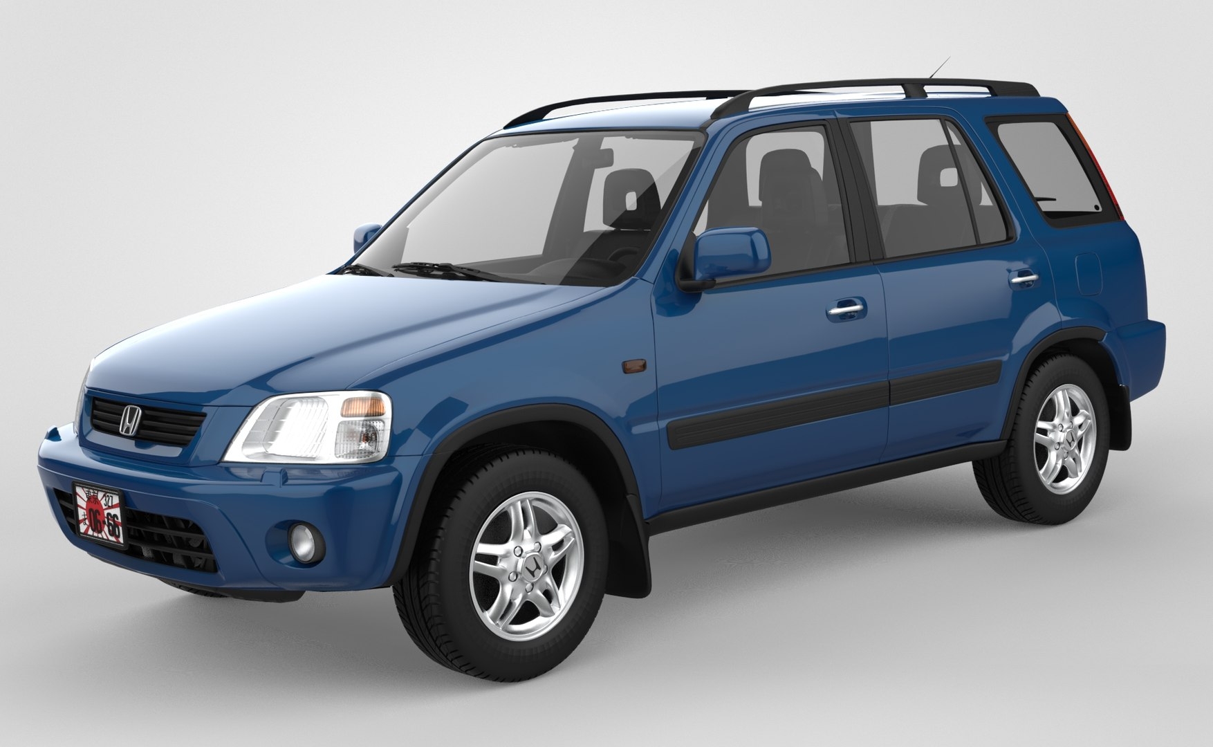 3D Model Honda CR V JDM 2001 TurboSquid 2276155
