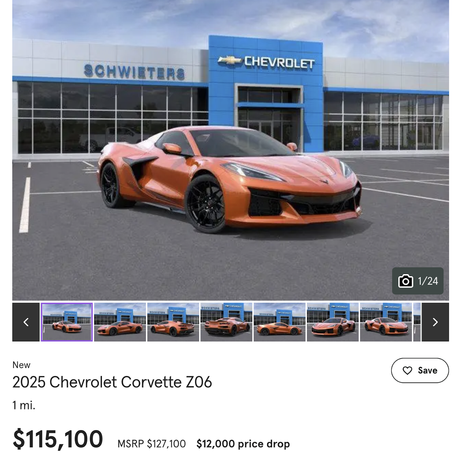 A Dealer Is Selling A Corvette Z06 For 12 000 Off And It s Not A Fluke The Autopian