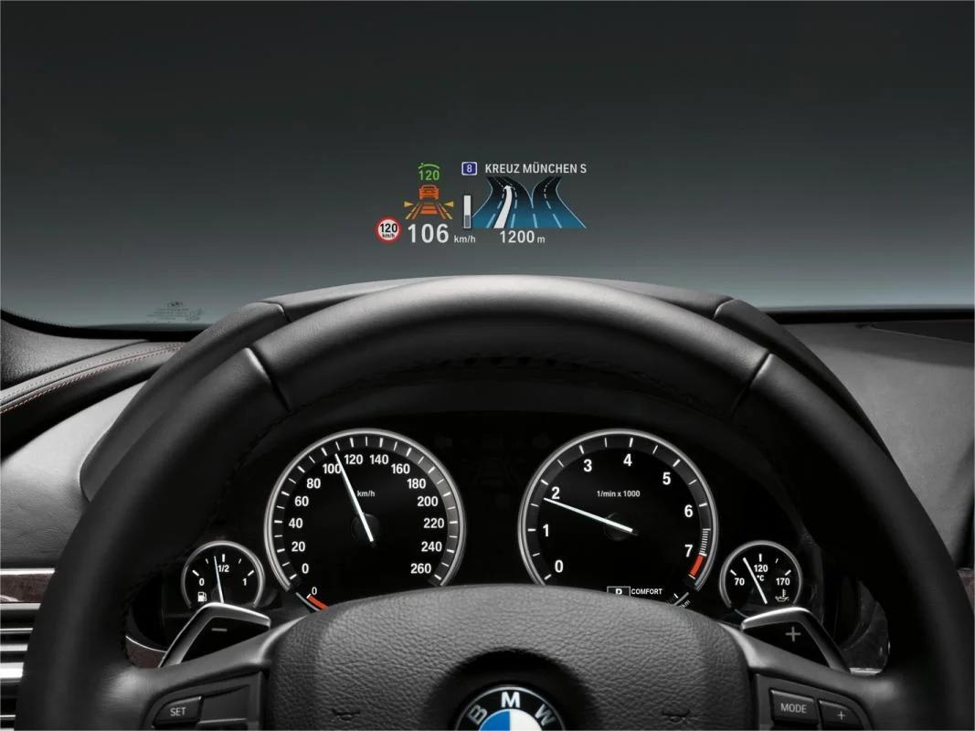 heads up display on bmw heads up display on bmw