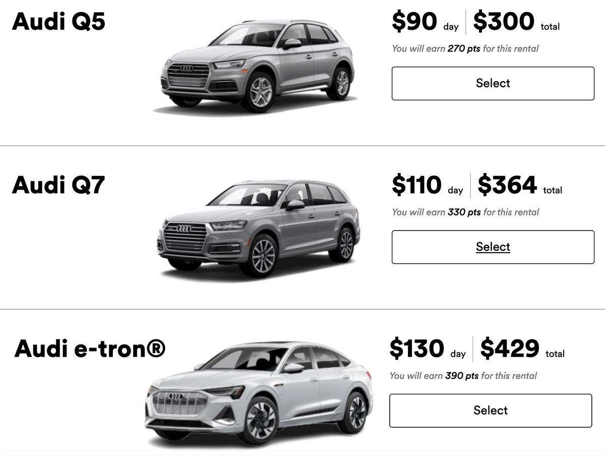 audi on demand car rental audi on demand car rental