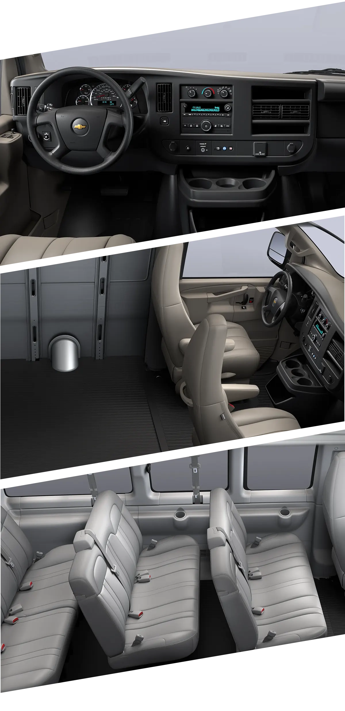 chevrolet express van interior