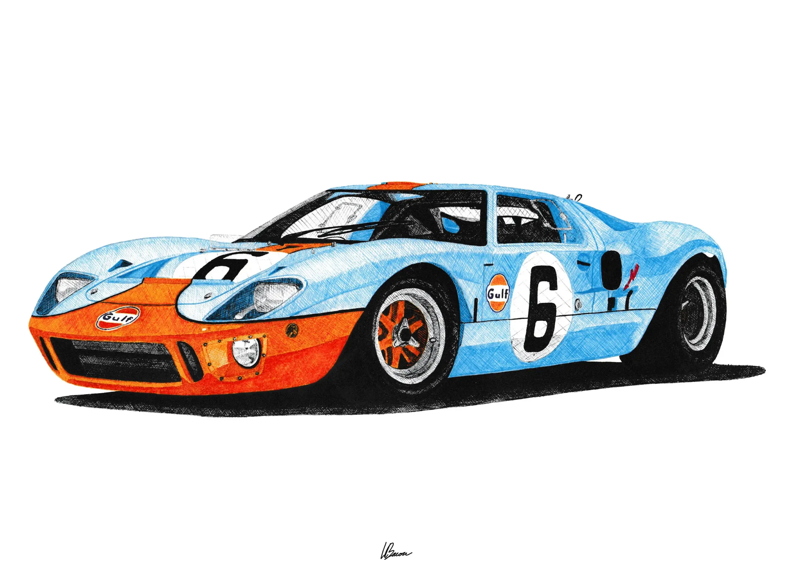ford gt gulf livery