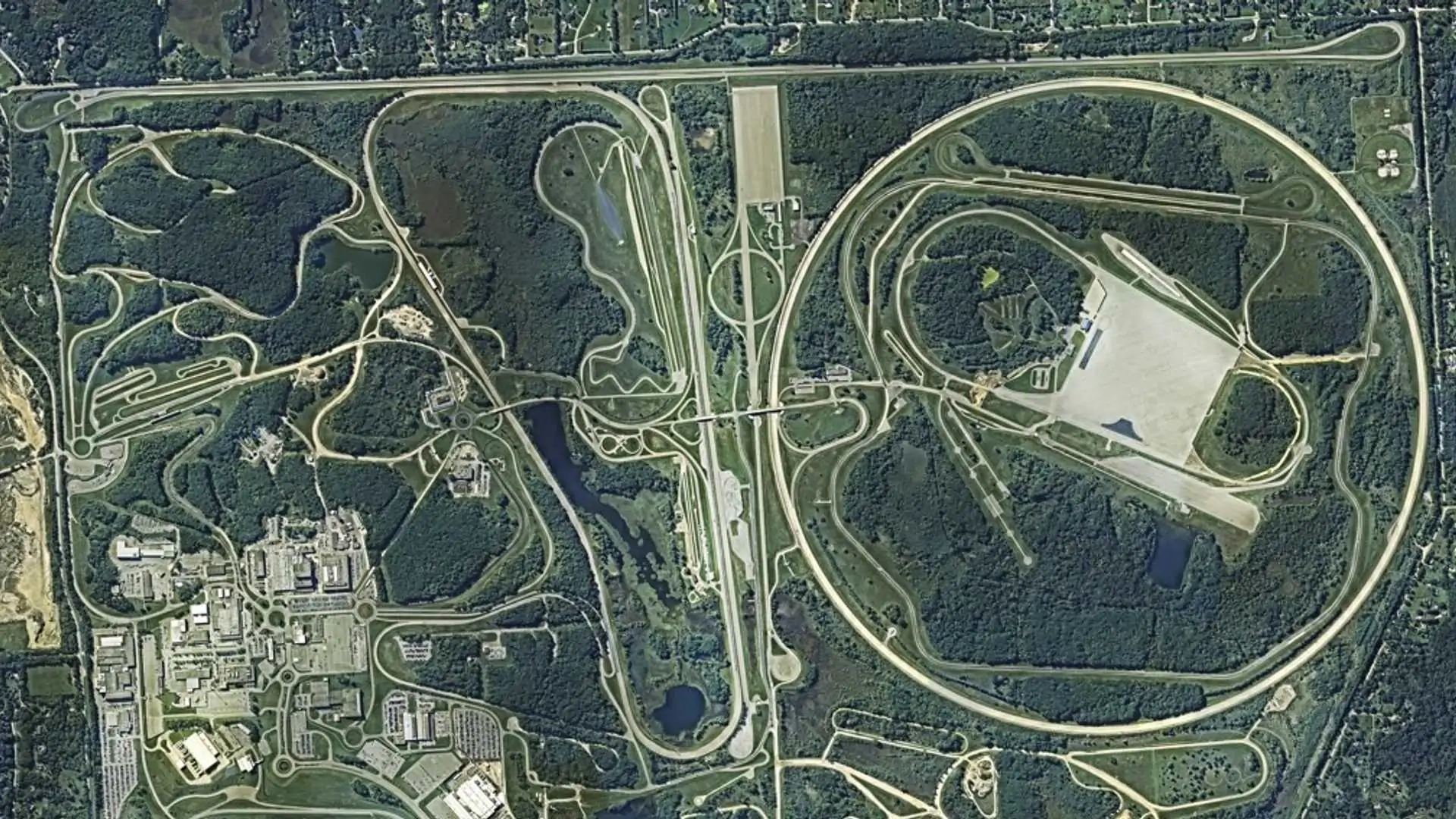 GM s Milford Proving Ground Merges Speed And Nature With 4 Lakes 3 Mile Straight