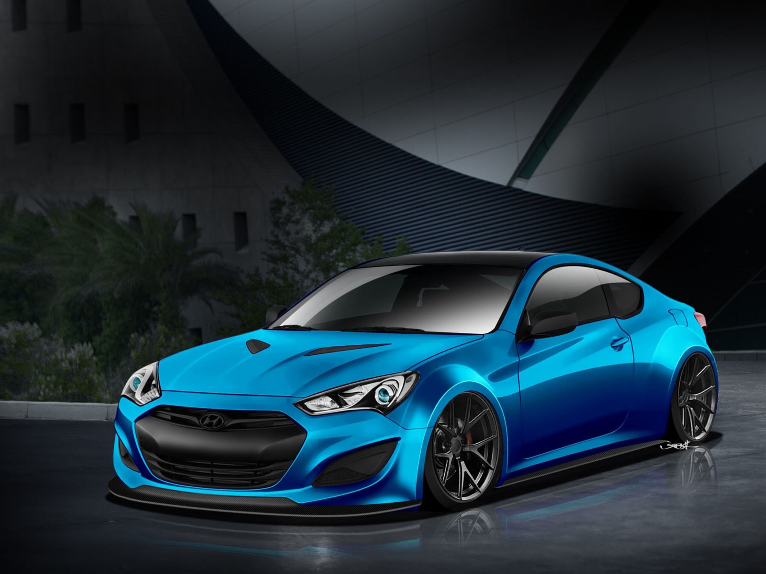 Hyundai And J Pangilinan Link Up Again To Create Atlantis Blue JP Edition Genesis Coupe For SEMA Show