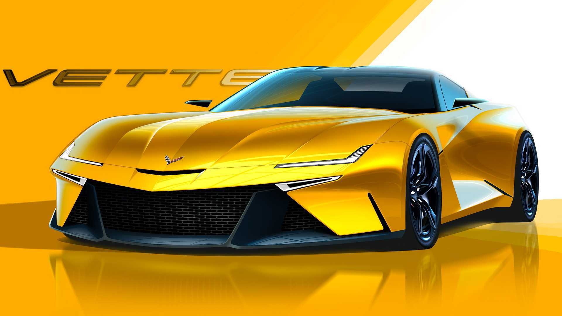 Next Gen Corvette C9 Renderings Imagine Return Of Front Engine Layout