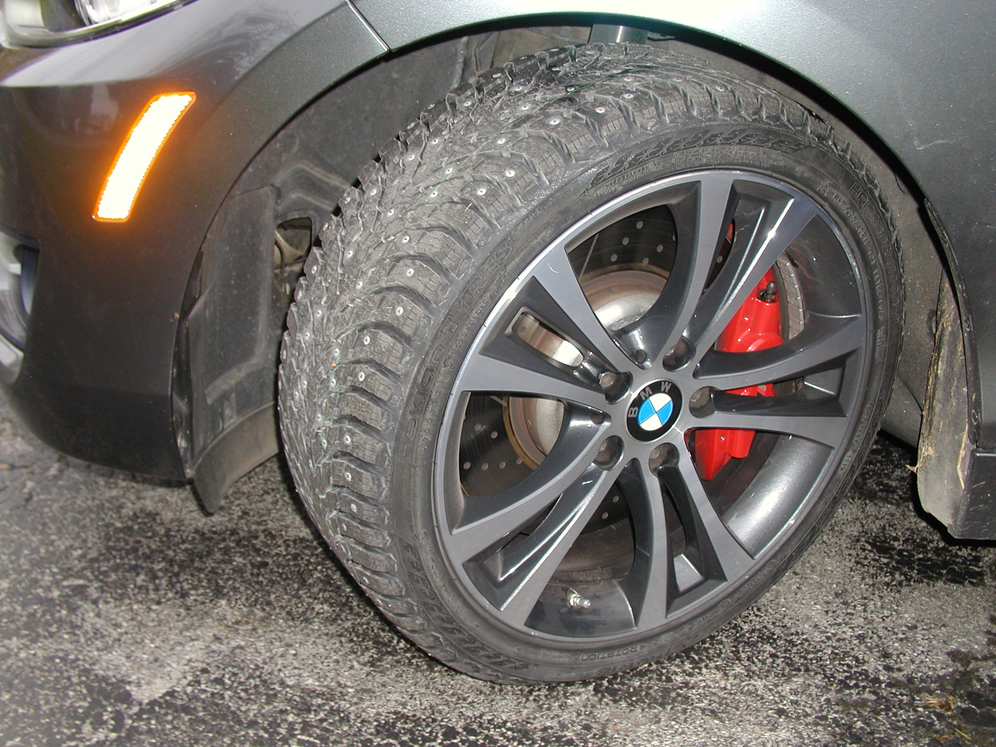 bmw with snow tires