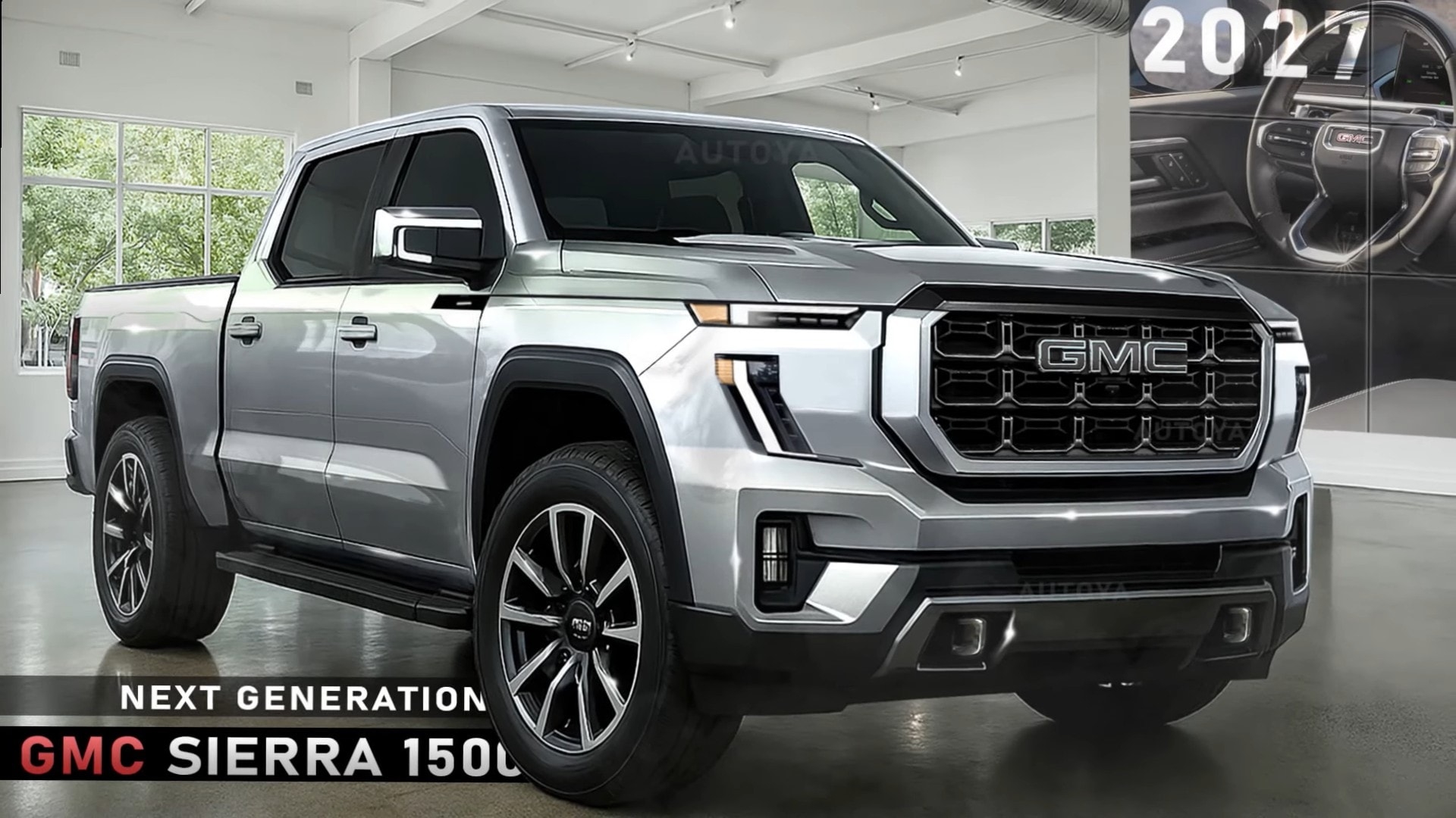 Rendering All New 2027 GMC Sierra 1500 Full Sizer Comes Out To Play With Fresh Colors Autoevolution
