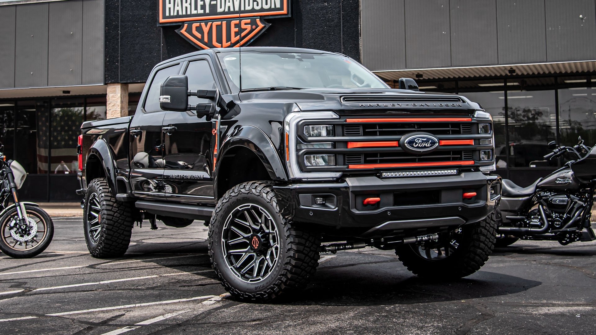 harley davidson ford truck