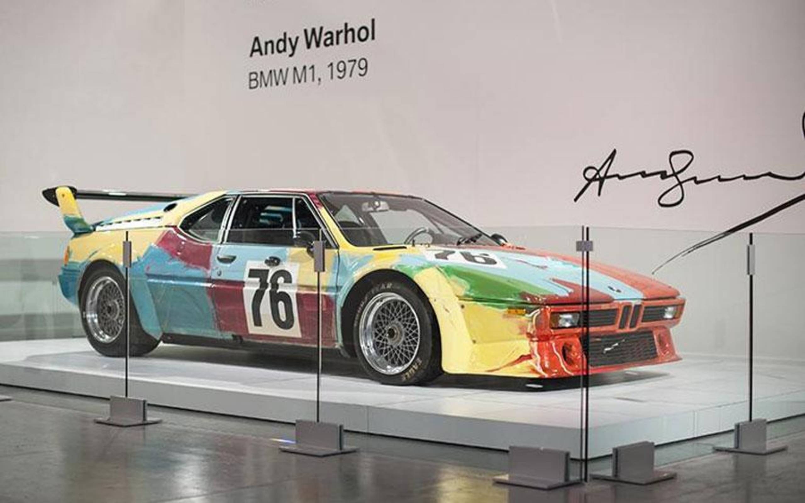 Up Close With Andy Warhol s BMW M1 Art Car