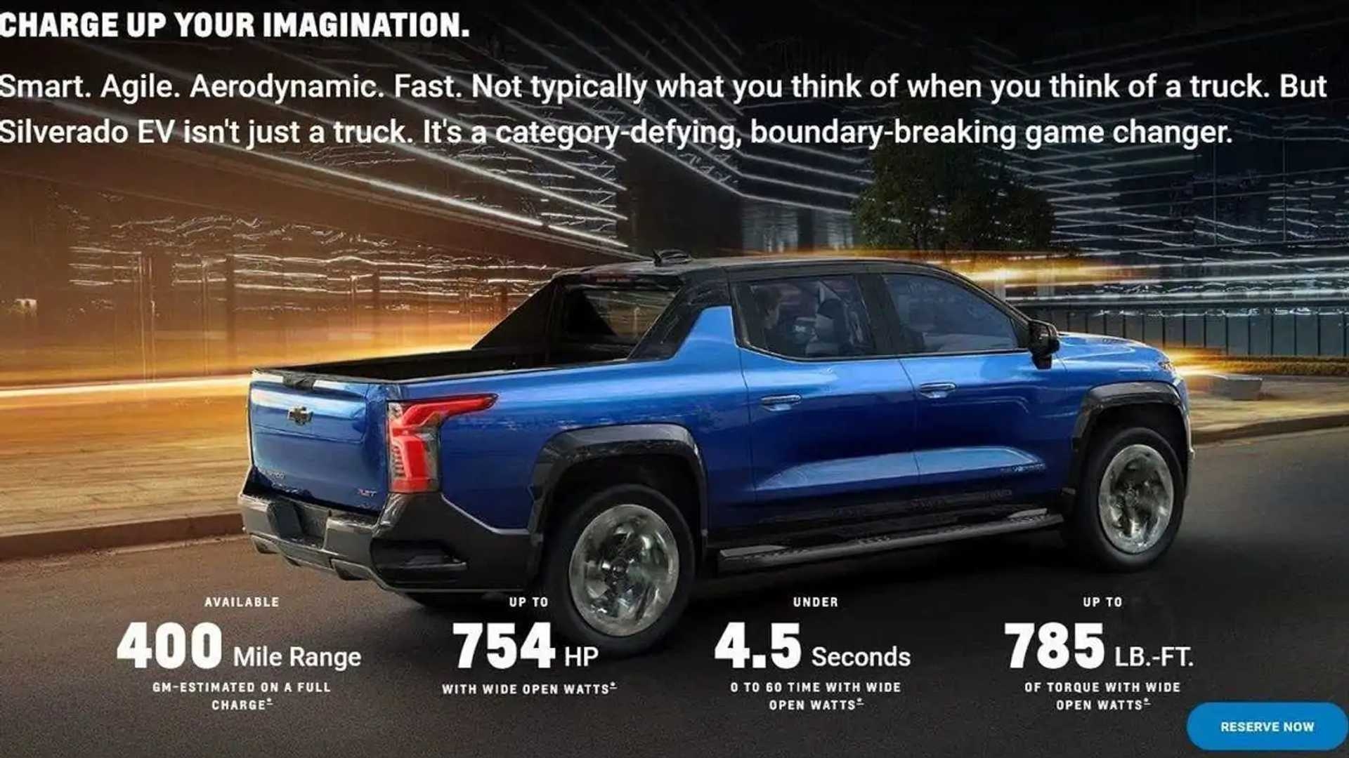 UPDATE Chevrolet Updates Silverado EV Specs To Match The GMC Sierra