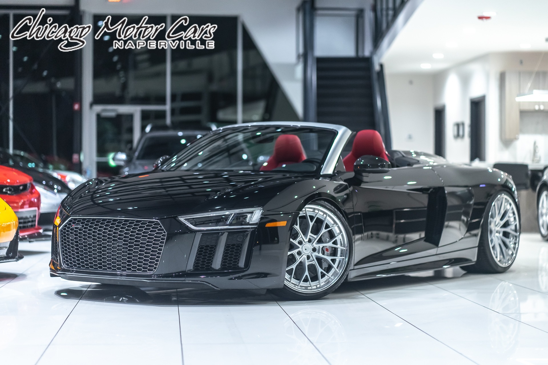 Used 2018 Audi R8 Spyder V10 Plus Convertible MSRP 220 390 25k In Upgrades For Sale Sold Chicago Motor Cars Stock 17049