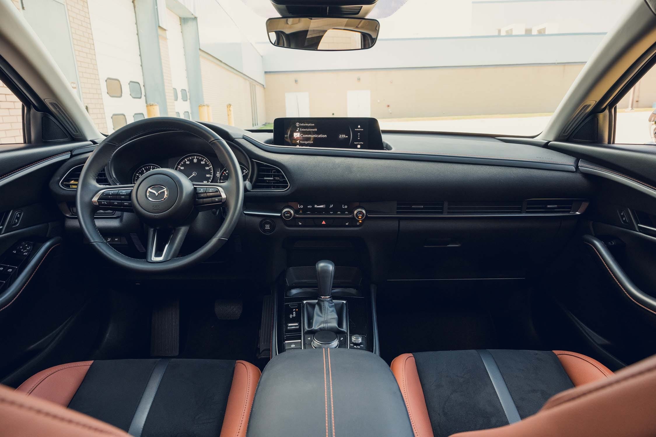 View Interior Photos Of The 2025 Mazda CX 30 2 5 Carbon Turbo